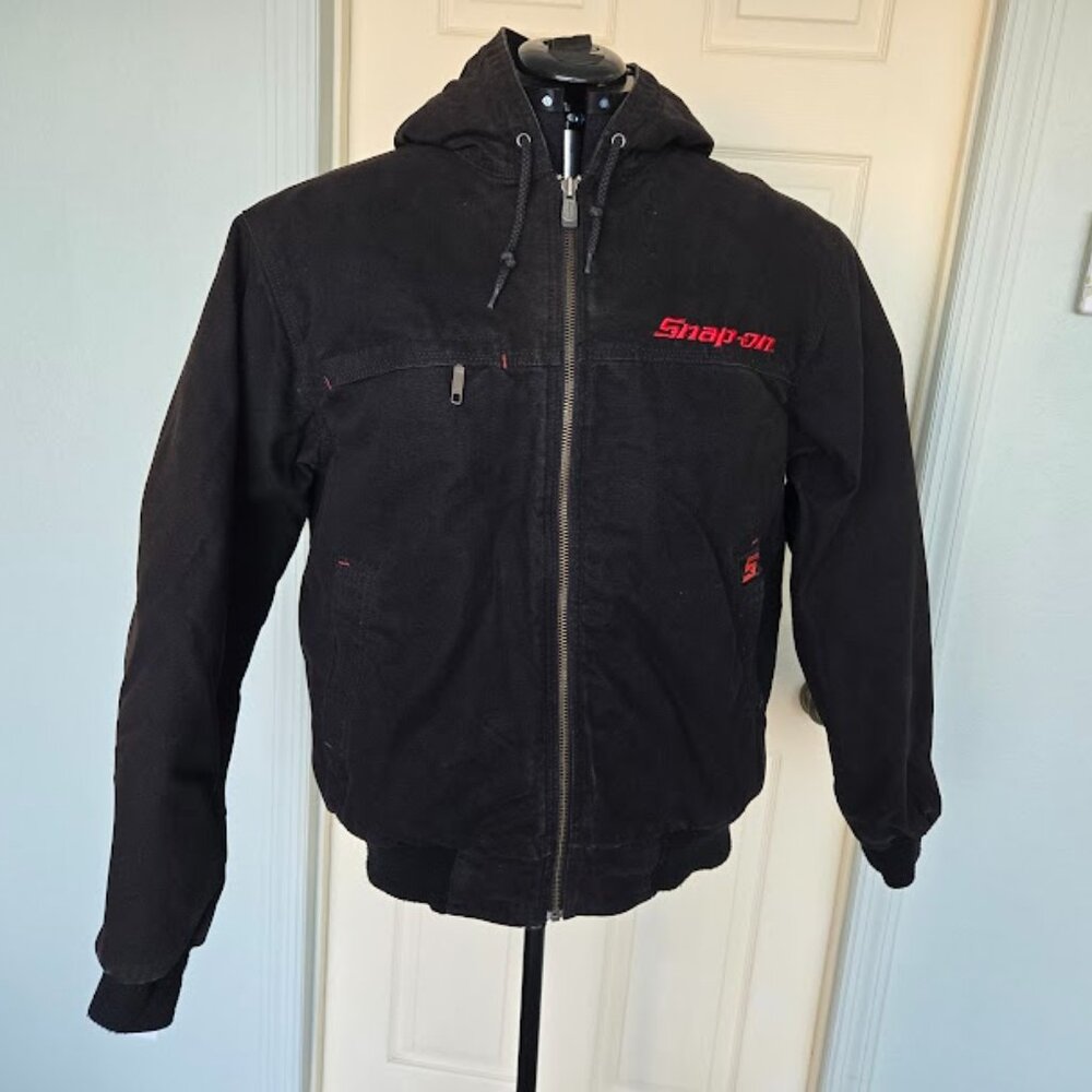 Snap-On Tools Men’s Jacket, All Black, Size Large